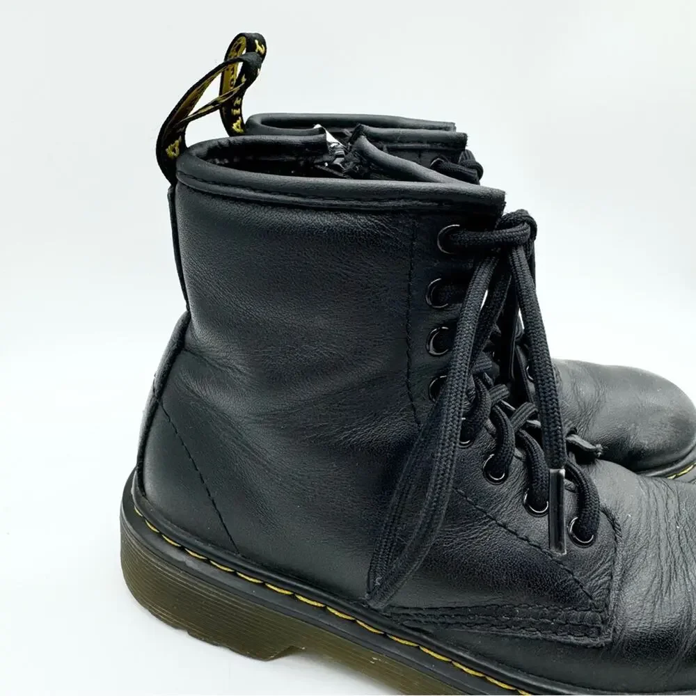 Dr. Martens1460 Kids‎ Smooth Leather Lace Up Boots Black Size 13 Grunge 90s